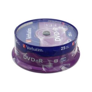 Диск Verbatim DVD+R 16x 4.7Gb по 25 в банке