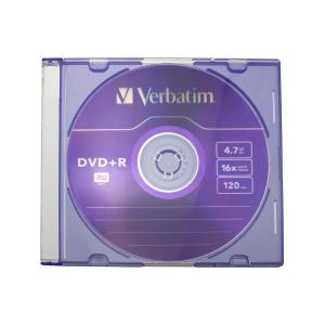 Диск Verbatim DVD+R 16x 4.7Gb Slim Colour 