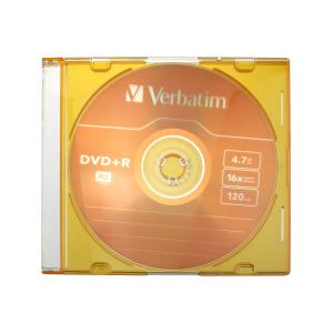 Диск Verbatim DVD+R 16x 4.7Gb Slim Colour 
