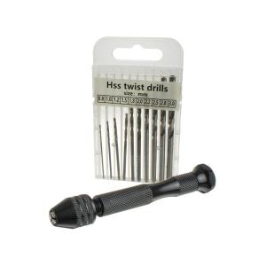 Дрель мини ручная Lisca HD01 (со сверлами 0.8-3мм 10шт)