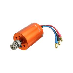 Двигатель Subotech 3800KV d28mm h38,4mm, шестерня d9,3mm 14зубьев