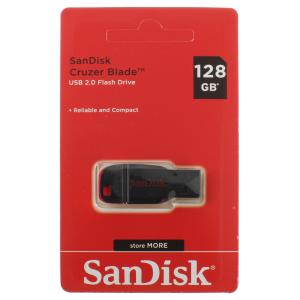Флешка 128GB USB2.0 SanDisk Cruzer Blade, черная