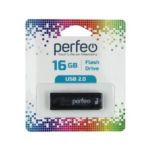 Флешка 16GB USB2 Perfeo C04 Black