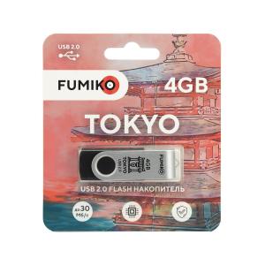 Флешка 4GB USB2 Fumiko Tokyo, черная