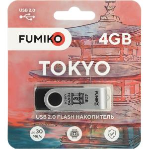 Флешка 4GB USB2 Fumiko Tokyo, черная