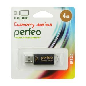 Флешка 4GB USB2 Perfeo E01 Black