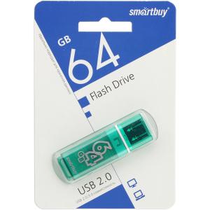 Флешка 64GB USB2 SmartBuy Glossy Green