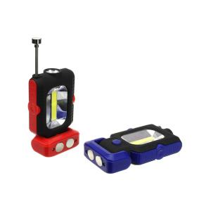 Фонарь 1СВД/1свд технология COB большой угол охвата, обрезиненный 3ААА, 3 магнита, указка