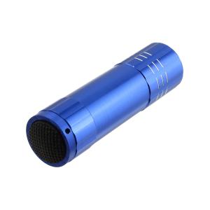 Фонарь 9СВД ультрафиолет 3ААА металл синий