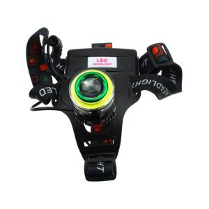 Фонарь Zoom головной 1свд, 1свд технологии COB 2ACC 3.7V, ЗУ 12/220V HT-577