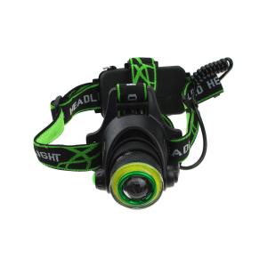 Фонарь Zoom головной 1свд, 1свд технологии COB 2ACC 3.7V, ЗУ 12/220V P-107-T6