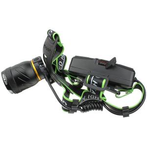 Фонарь Zoom головной 1СВД 3ACC 3.7V H-158-TG, с функцией power bank