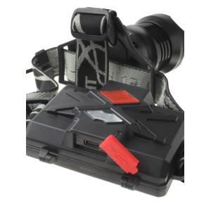 Фонарь Zoom головной 1СВД HT-799-P90 3ACC 3.7V, с функцией power bank