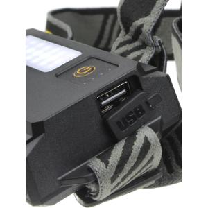 Фонарь Zoom HT-3331-PM20-TG головной 1СВД, cob, 3ACC, power bank