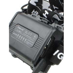 Фонарь Zoom HT-363-PM60-TG головной 1СВД, 3ACC, power bank