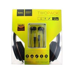 Гарнитура HOCO W24 Enlighten Set Gold, two pack