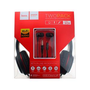 Гарнитура HOCO W24 Enlighten Set Red, two pack