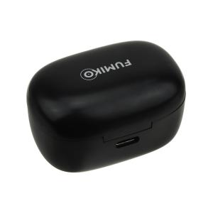 Гарнитура вакуумная беспроводная BE08 Fumiko, черная