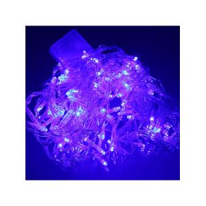 Гирлянда 100 СВД, синяя штора 1,8х1 метр