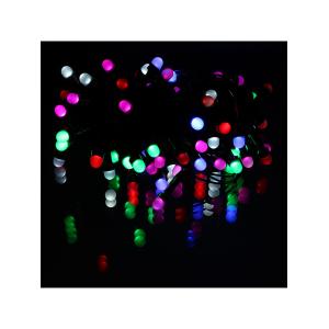 Гирлянда 120свд матовые d6мм, 20м цветная, черный провод