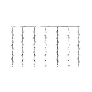 Гирлянда 144 свд, штора синяя 2,0х1,8 метра