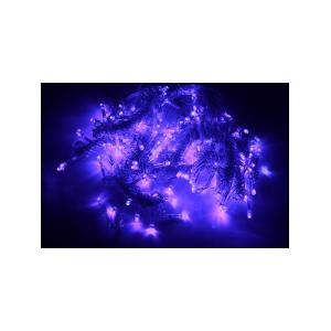 Гирлянда 160 СВД, штора синяя 2х2