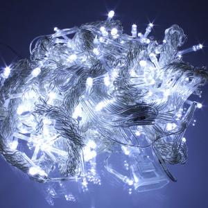 Гирлянда 225 СВД, Штора 3х3 метра, белый холодный цвет