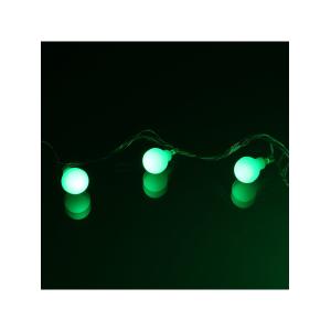 Гирлянда 25 свд, 3 метра, шарики, зеленая