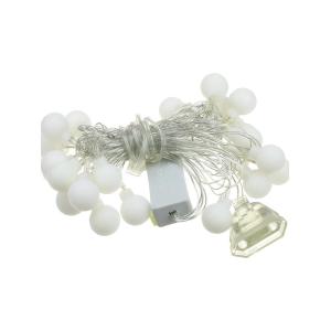 Гирлянда 25 свд, 3 метра, шарики, зеленая