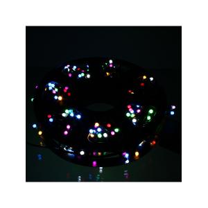 Гирлянда 270 свд матовых, 27 метров, цветная уличная, черный провод