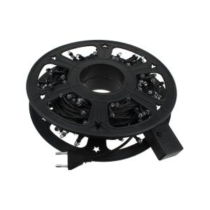 Гирлянда 270 свд рубины, 27 метров, цветная уличная, черный провод