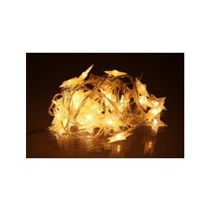 Гирлянда 30 свд, 3 метра, звезды, белая