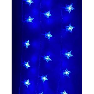 Гирлянда 30 свд, 3 метра, звезды, синяя[copy 44068]