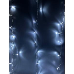 Гирлянда 225 СВД, Штора 3х3 метра, белый холодный цвет