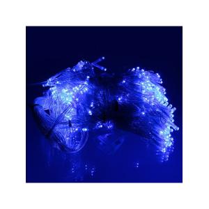 Гирлянда 300 СВД, синяя штора 3х3 метра