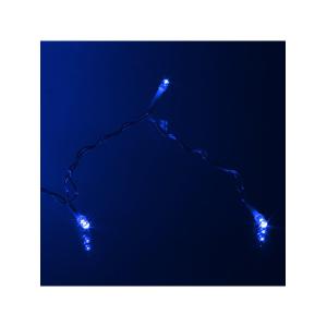 Гирлянда 300 СВД, синяя штора 3х3 метра