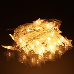 Гирлянда 40 свд, 5 метров, звезды, теплая белая[copy 44098]