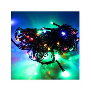 Гирлянда 40 СВД, цветная, нить, 6 метров,черный провод