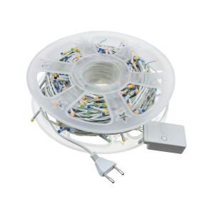 Гирлянда 400свд 48м цветная уличная, белый провод