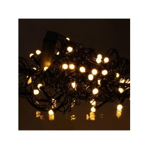 Гирлянда 50 СВД 7мм, белый теплый, матовые светодиоды, 6 метров