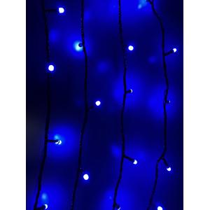 Гирлянда 50 СВД 7мм, синяя, матовые светодиоды, 6 метров