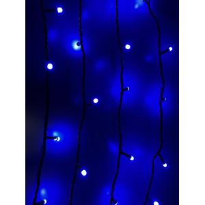 Гирлянда 50 СВД 7мм, синяя, матовые светодиоды, 6 метров