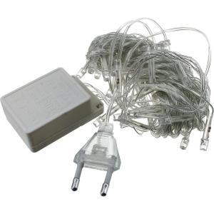 Гирлянда 50 СВД, белая, 5 метров белый провод