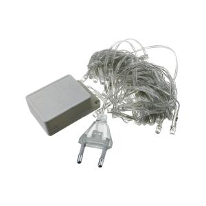 Гирлянда 50 СВД, белая, 5 метров белый провод