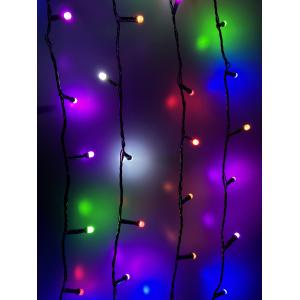 Гирлянда 60 СВД 7мм, цветная, матовые светодиоды, 5,5 метров