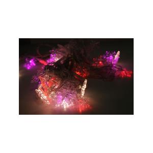 Гирлянда 70 свд 10 метров снежинки RGB