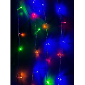 Гирлянда 80 СВД цветная 8 метров, белый провод