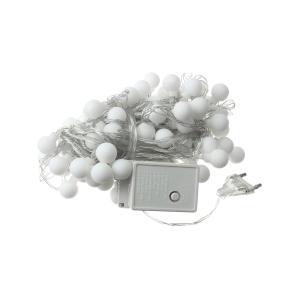 Гирлянда 90 свд, 10 метров, шарики, зеленая