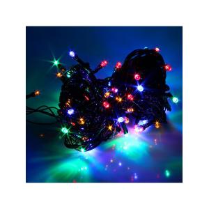 Гирлянда 90свд 9 метров, цветная, черный провод