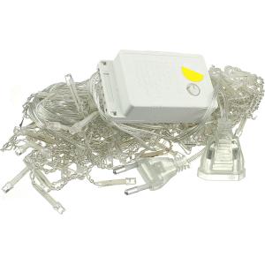 Гирлянда 96 свд 3 метра, бахрома белая теплая